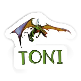 Sticker Toni Drache Image