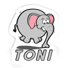 Elefant Sticker Toni Image