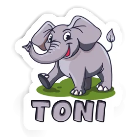 Toni Sticker Elefant Image