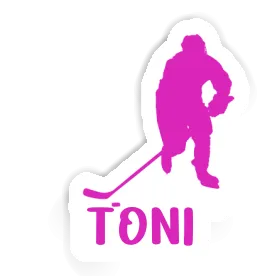 Toni Aufkleber Eishockeyspielerin Image