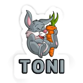 Toni Aufkleber Osterhase Image