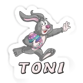 Toni Sticker Rugby-Hase Image