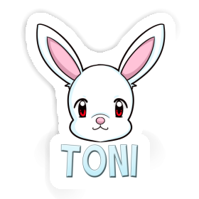 Hase Aufkleber Toni Image