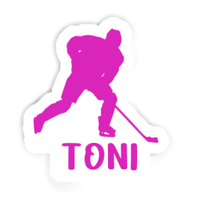 Toni Aufkleber Eishockeyspielerin Image