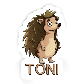 Aufkleber Igel Toni Image