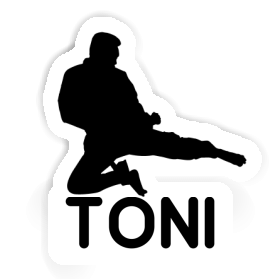 Karatéka Autocollant Toni Image