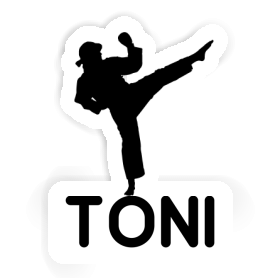 Autocollant Toni Karatéka Image