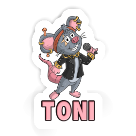 Sängerin Aufkleber Toni Image