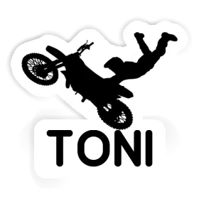 Sticker Motocross Rider Toni Image