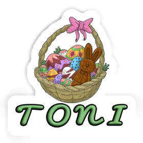 Toni Aufkleber Osternest Image