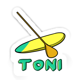 Stand Up Paddle Aufkleber Toni Image