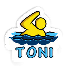 Sticker Schwimmer Toni Image