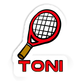 Aufkleber Toni Tennisschläger Image