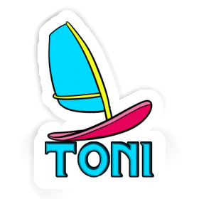 Windsurfbrett Aufkleber Toni Image