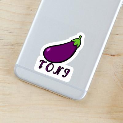 Toni Autocollant Aubergine Notebook Image
