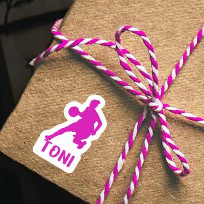 Sticker Toni Basketballspielerin Laptop Sticker Toni Basketballspielerin Laptop Image