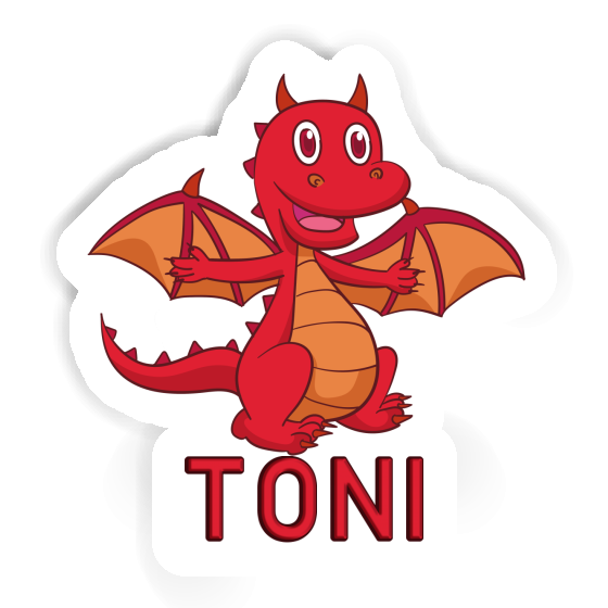 Aufkleber Toni Baby-Drache Notebook Aufkleber Toni Baby-Drache Gift package Image
