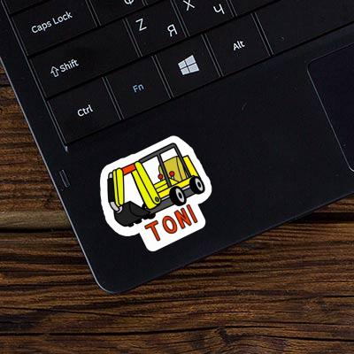 Autocollant Toni Mini-pelle Notebook Autocollant Toni Mini-pelle Notebook Image
