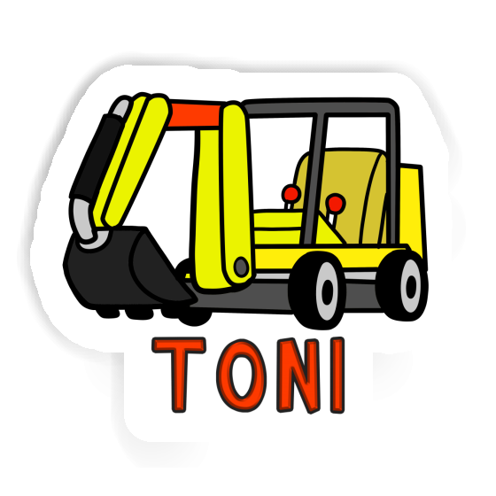 Autocollant Toni Mini-pelle Laptop Autocollant Toni Mini-pelle Laptop Image