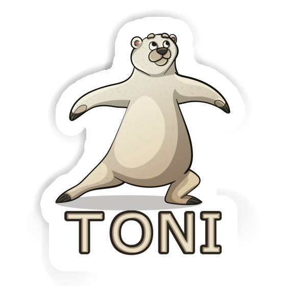 Autocollant Toni Ours du yoga Notebook Autocollant Toni Ours du yoga Notebook Image