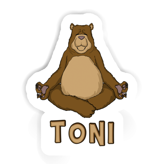 Autocollant Our de yoga Toni Notebook Autocollant Our de yoga Toni Gift package Image