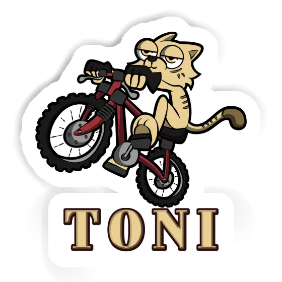 Sticker Bike Cat Toni Sticker Bike Cat Toni Image