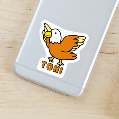 Sticker Vogel Toni Notebook Image