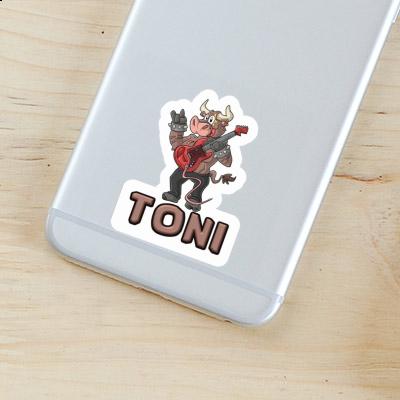 Toni Autocollant Taureau Laptop Image