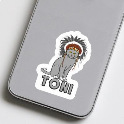 Autocollant Chat Toni Notebook Autocollant Chat Toni Gift package Image