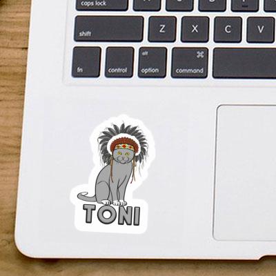 Toni Sticker Indian Cat Notebook Toni Sticker Indian Cat Gift package Image