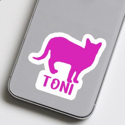Autocollant Toni Chat Autocollant Toni Chat Image