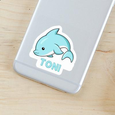 Sticker Toni Dolphin Laptop Sticker Toni Dolphin Laptop Image