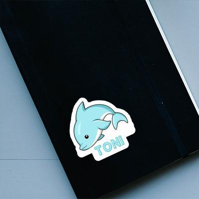 Toni Autocollant Dauphin Notebook Toni Autocollant Dauphin Notebook Image