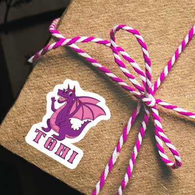 Drache Sticker Toni Notebook Drache Sticker Toni Gift package Image
