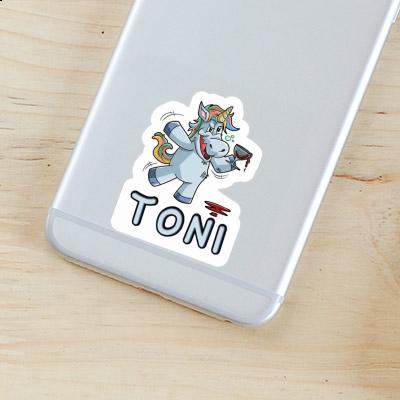 Autocollant Licorne Toni Notebook Autocollant Licorne Toni Gift package Image