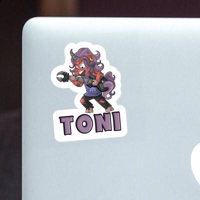 Toni Sticker Rocking Unicorn Notebook Toni Sticker Rocking Unicorn Notebook Image