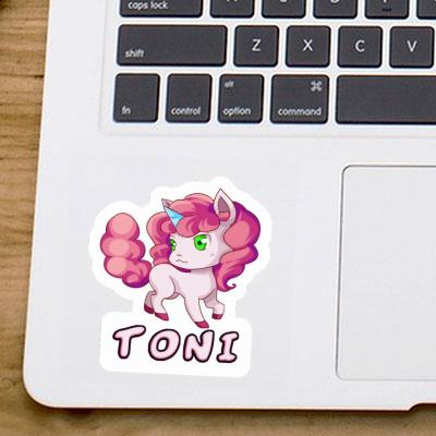 Licorne Autocollant Toni Laptop Licorne Autocollant Toni Laptop Image