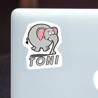 Elefant Sticker Toni Elefant Sticker Toni Image