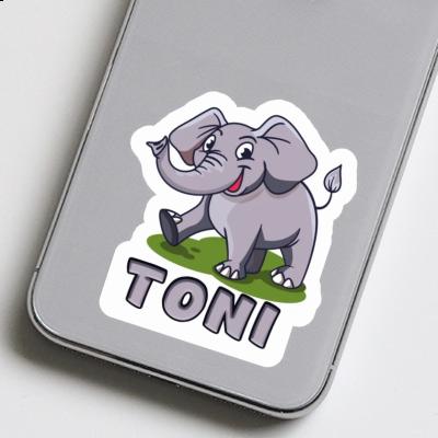 Toni Sticker Elefant Laptop Image