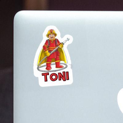 Firefighter Sticker Toni Gift package Image