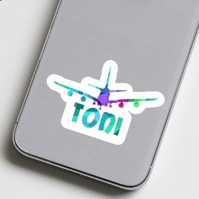 Autocollant Avion Toni Autocollant Avion Toni Image