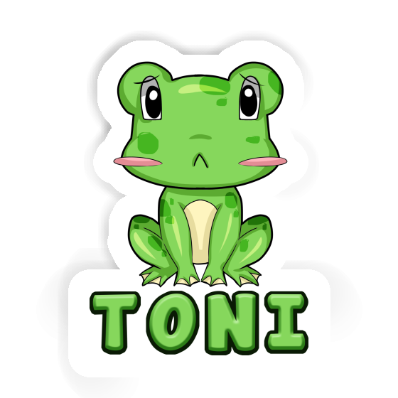 Toni Sticker Frosch Notebook Image