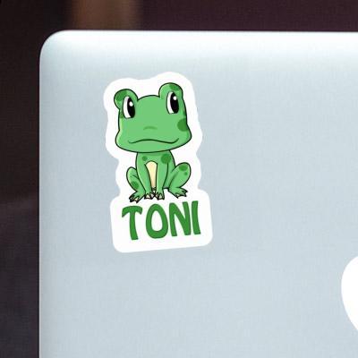 Sticker Frog Toni Notebook Image