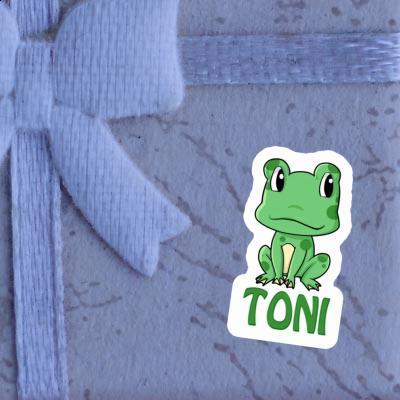 Aufkleber Frosch Toni Notebook Aufkleber Frosch Toni Gift package Image
