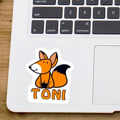 Autocollant Renard Toni Laptop Autocollant Renard Toni Laptop Image