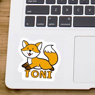 Renard Autocollant Toni Notebook Image