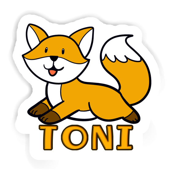 Renard Autocollant Toni Image