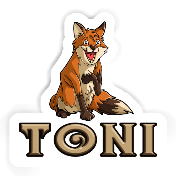 Renard Autocollant Toni Laptop Renard Autocollant Toni Laptop Image