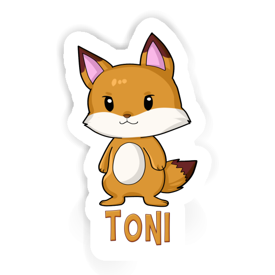 Renard Autocollant Toni Laptop Renard Autocollant Toni Laptop Image