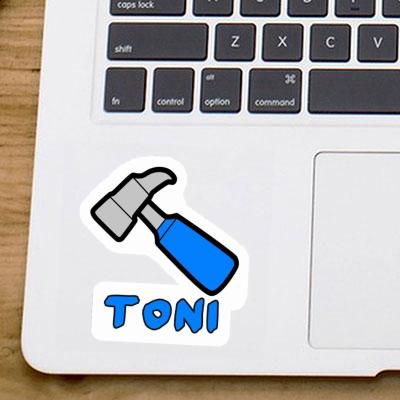 Toni Autocollant Marteau Notebook Image